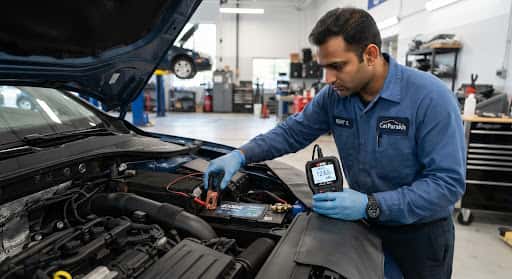 Automotive digital conductance battery analyzer